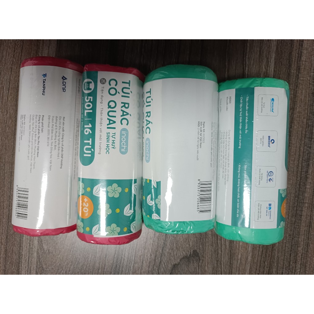 Lô túi rác tiện dụng Soji 4 cuộn x 10L và 4 cuộn x 25L và 4 cuộn x 50L ...