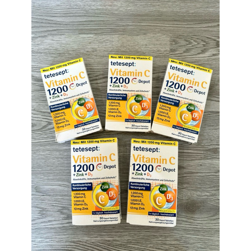 {NỘI ĐỊA ĐỨC 🇩🇪 } Viên uống Vitamin C 1200mg Zink D3 30viên Tetesept