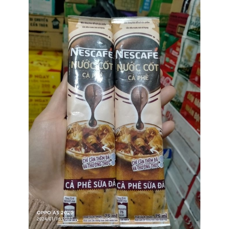 Nước cốt cafe sữa đá Nescafe 75ml date 31/8 | Shopee Việt Nam