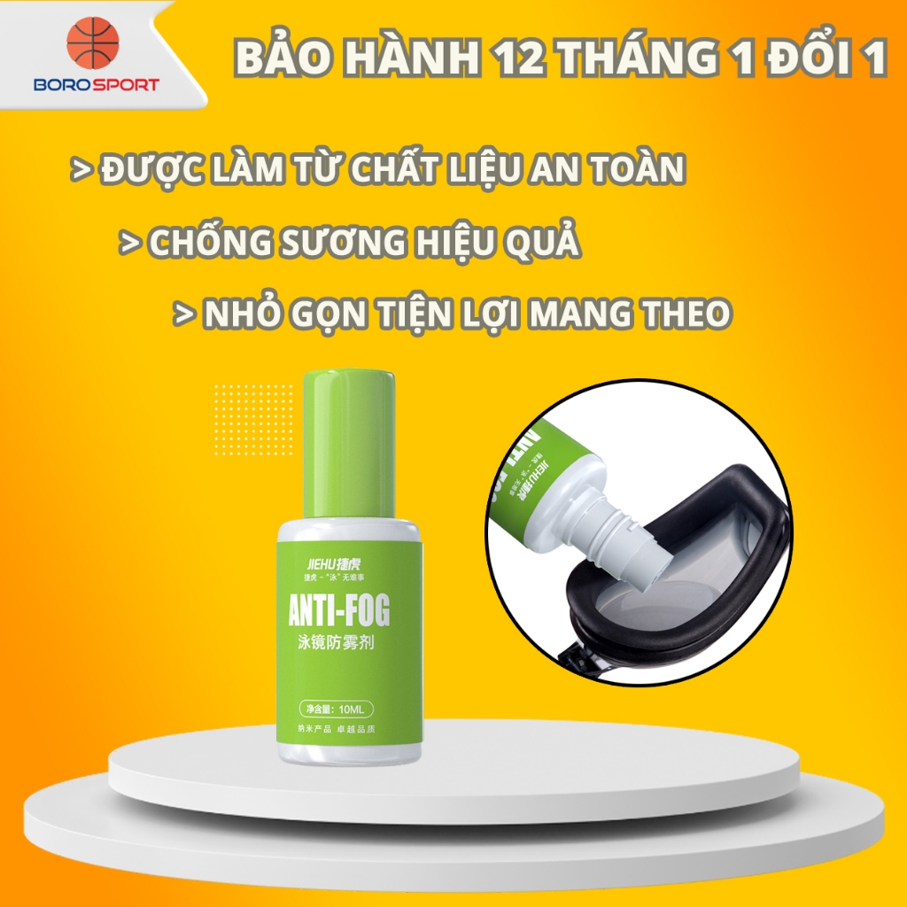 Ảnh Dung Dịch Chống Sương Mờ Kính Bơi , Dung Dịch Hấp Hơi Cho Kính Cận , Kính Mát,  10ml Nhỏ Gọn Tiện Lợi Cleacco Boro Sport 1