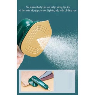 Bàn ủi hơi nước du lịch, bàn là hơi nước cầm tay mini công suất 33w dung tích bình nước 60ml nhỏ gọn, bảo hành 12 tháng