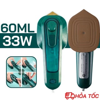 Bàn ủi hơi nước du lịch, bàn là hơi nước cầm tay mini công suất 33w dung tích bình nước 60ml nhỏ gọn, bảo hành 12 tháng