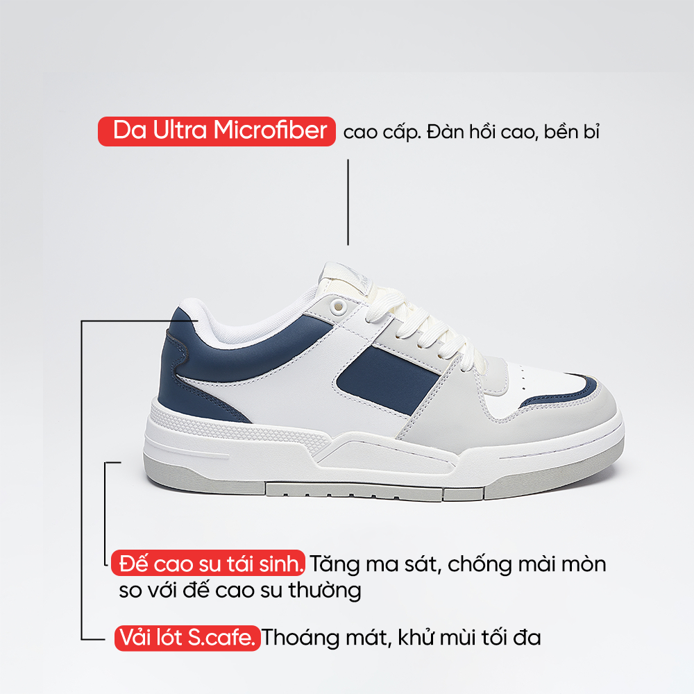 Giày Sneaker Thể Thao Unisex Ancol Xtreme Luna / Smoky / Magi, Da Ultra M Bền Bỉ, Thoáng Khí, Đế Cao Su | BigBuy360 - bigbuy360.vn