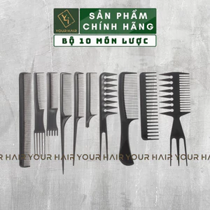 Bộ lược Belle | Lược chải tóc nam chuyên nghiệp | 10 loại lược cao cấp