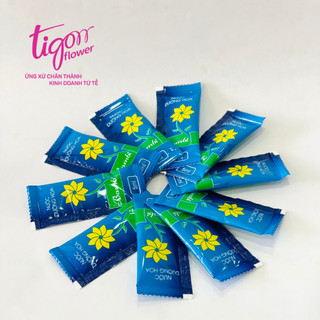 10 gói NƯỚC DƯỠNG HOA BAMBI - Hoa tươi lâu rực rỡ, giữ nước sạch hơn (1 gói 5ml) (ĐƯỢC ĐỒNG KIỂM)