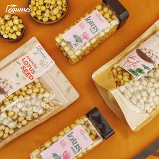 Hạt Sen Sấy Giòn Ăn Liền Không Đường, Thơm Bùi, Tốt Cho Sức Khỏe, Ăn Kiêng - Crunchy Lotus Seed