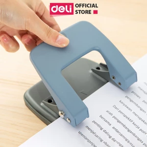 Máy Đục Lỗ Deli Bấm Lỗ Giấy Làm Sổ Còng 20 Tờ Sổ Planner Bullet Nhiều Màu Sắc Tiện Lợi Cho Học Sinh Văn Phòng