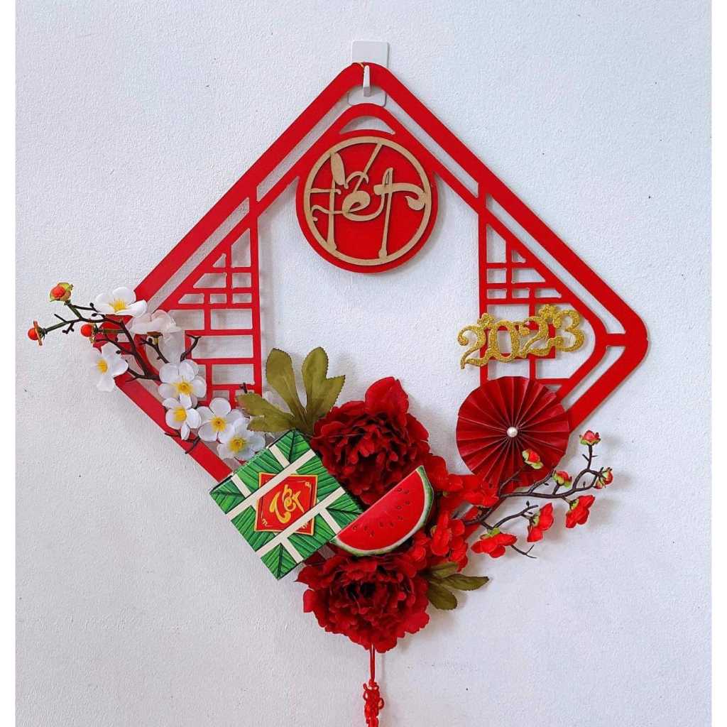 Phôi vòng trang trí decor Tết KT 40 cm sỉ SLL