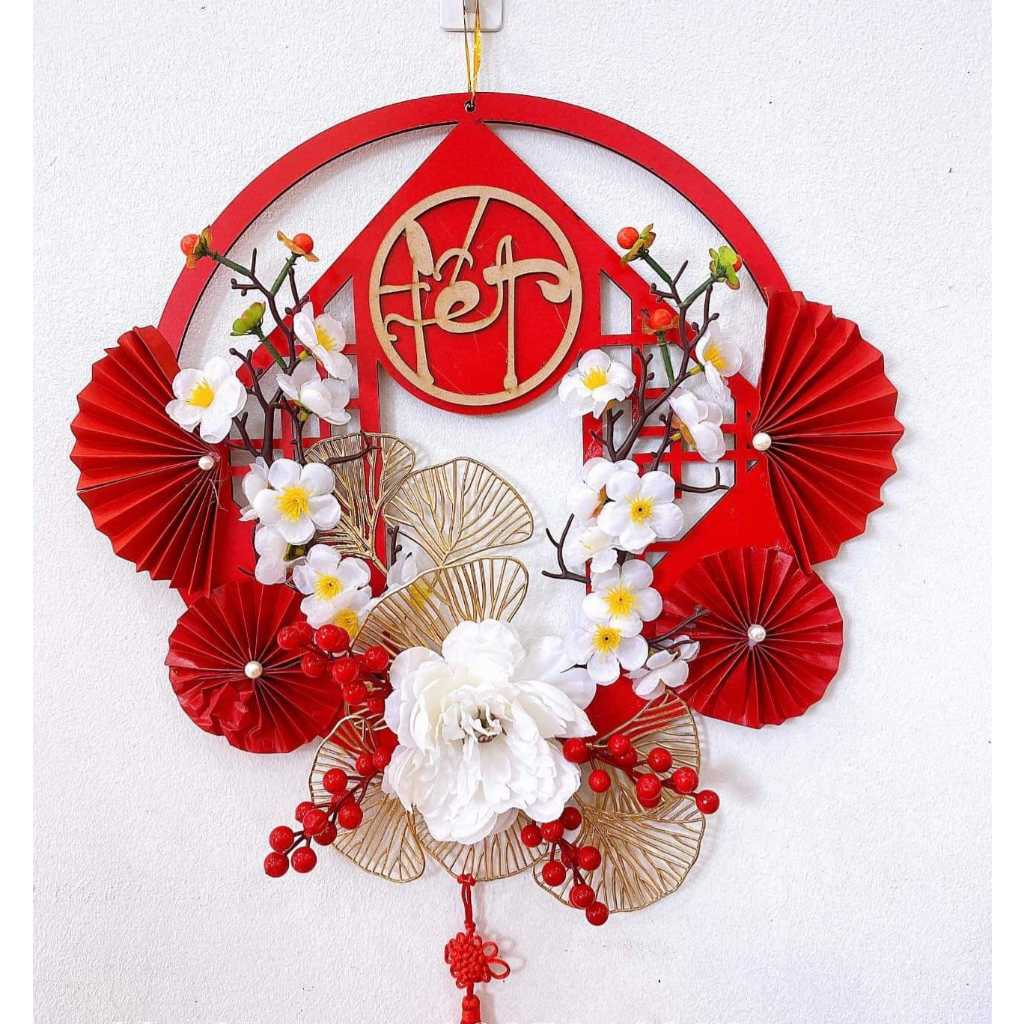 Phôi vòng trang trí decor Tết KT 40 cm sỉ SLL