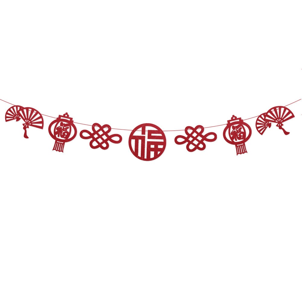 Chữ Happy New Year trang trí không khí tết