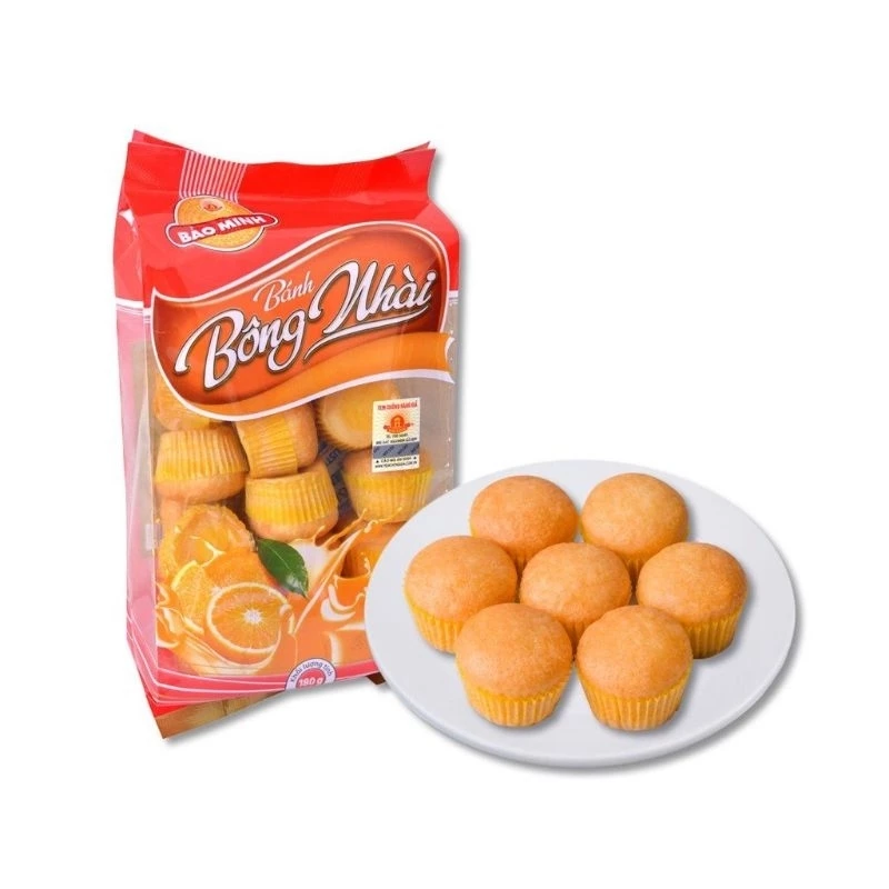 Bánh bông nhài Bảo Minh vị cam 180g