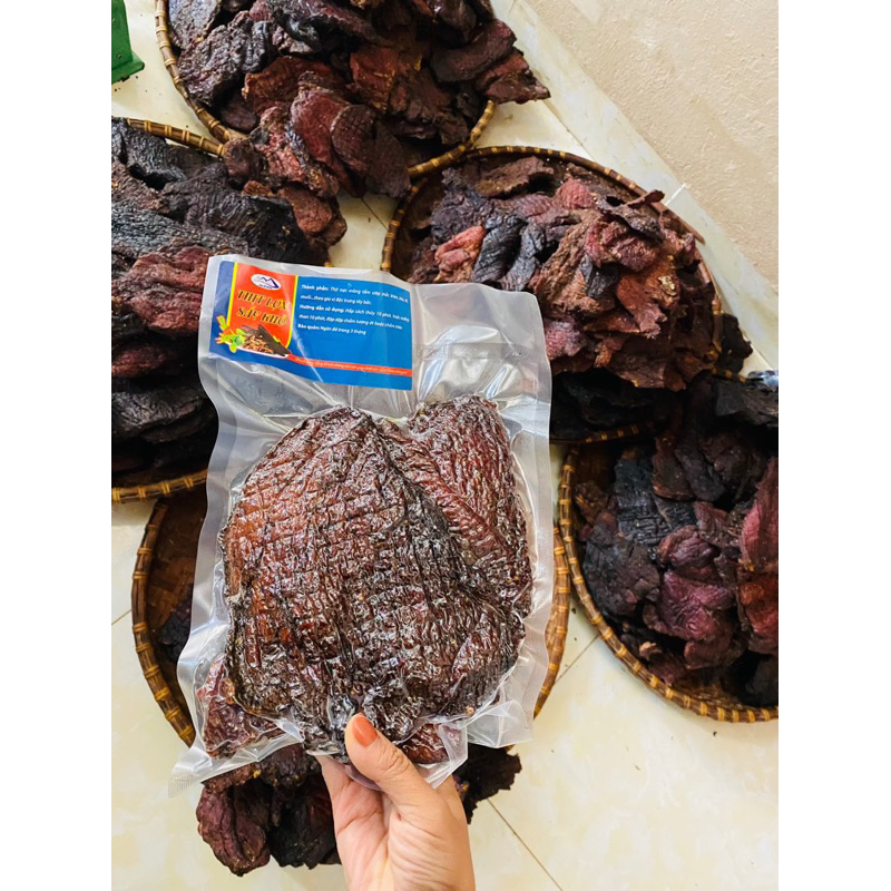 Thịt Lợn Gác Bếp Chuẩn Vị Tây Bắc (TẶNG CHẨM CHÉO) Thịt Heo Sấy Gác Bếp thơm bùi Thịt Heo Rừng hun khói dai ngon đậm vị