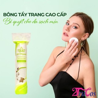 Bông tẩy trang NS Organic Premium & Soft on Skin Cotton Pads (Hà Lan, tròn 150M, vuông 180M) 2Trucos