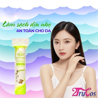 Bông tẩy trang NS Organic Premium & Soft on Skin Cotton Pads (Hà Lan, tròn 150M, vuông 180M) 2Trucos
