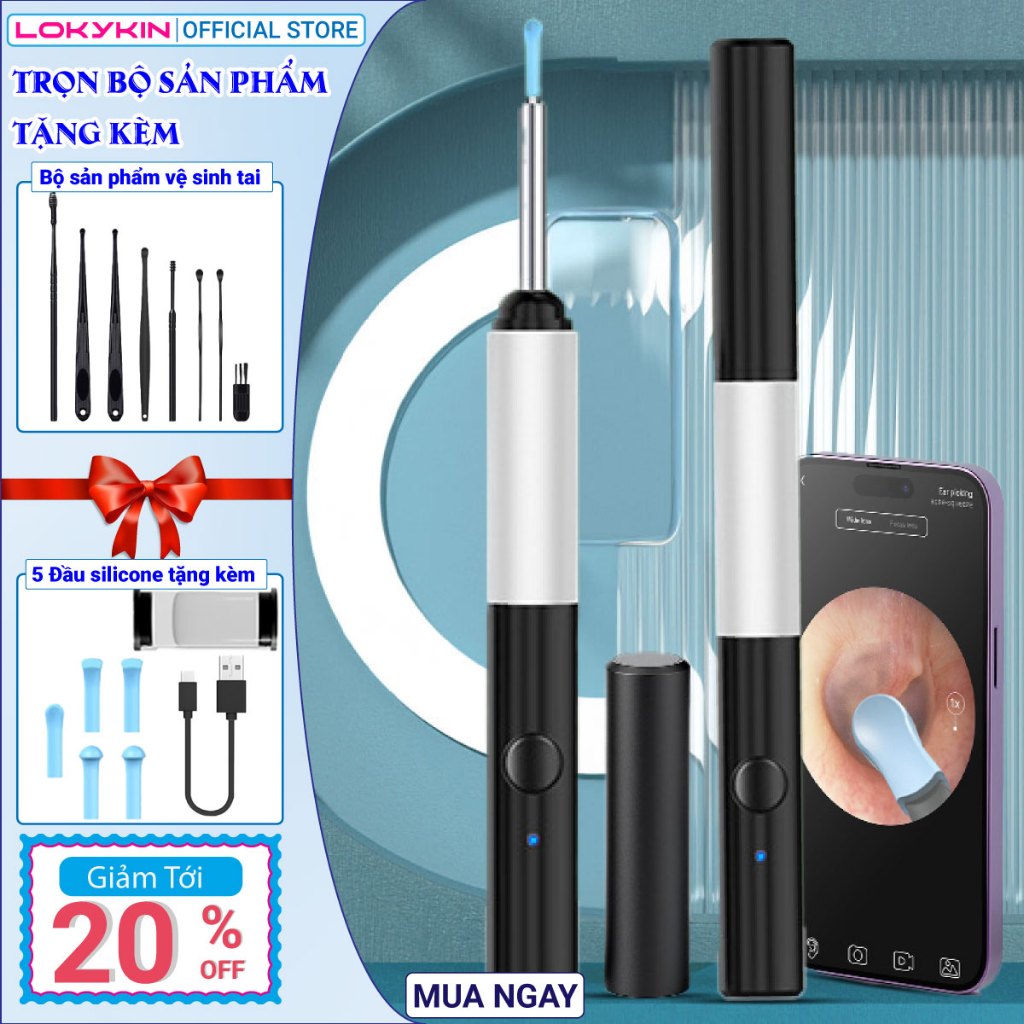 Bộ dụng cụ lấy ráy tai Camera phiên bản Pro 2024 - siêu nét, dễ kết nối ...