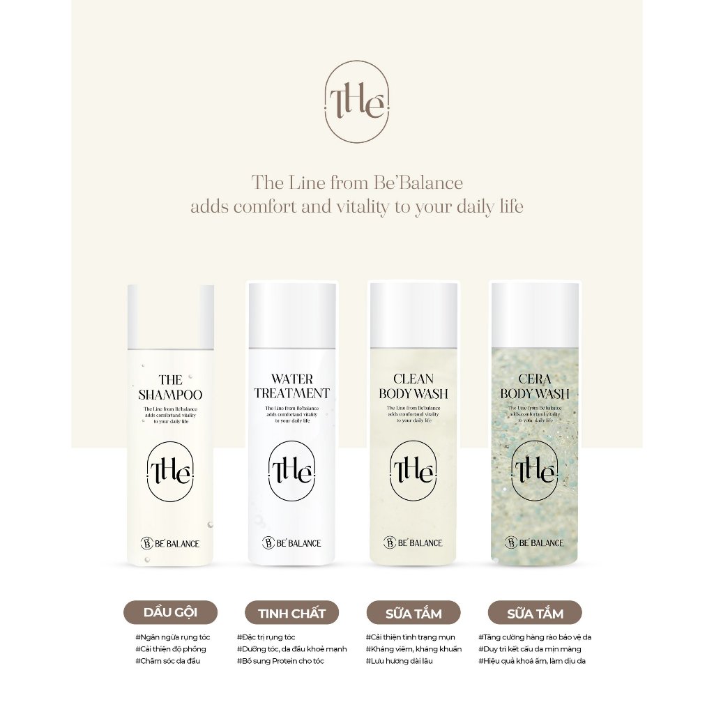 Ảnh Bộ 4 Sản Phẩm Be'Balance TRAVEL KIT giúp Chăm Sóc Cơ Thể và Chăm Sóc Tóc 30ml 3