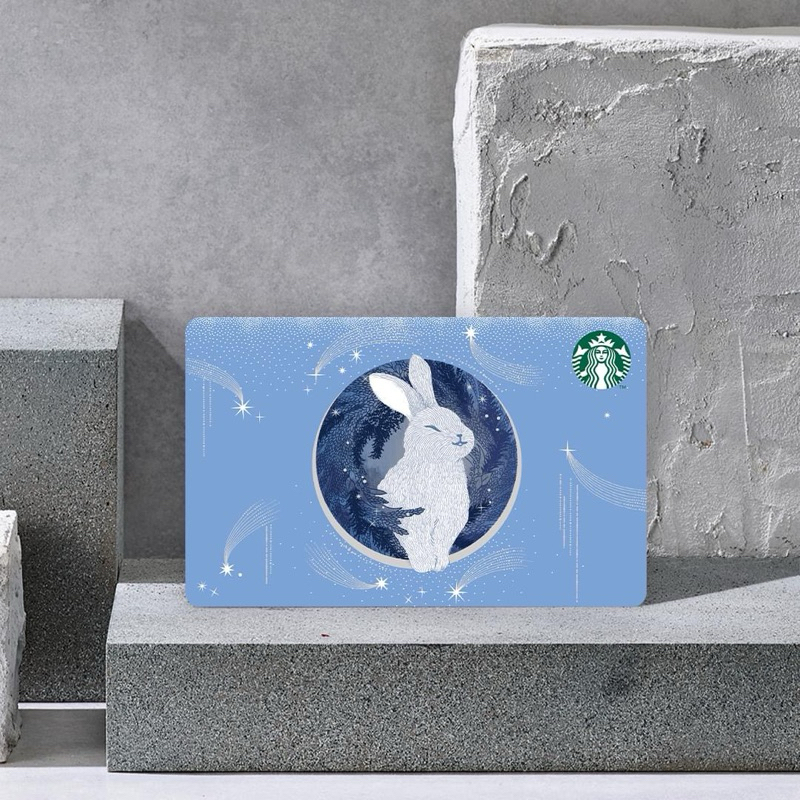THẺ STARBUCKS SUPER MOON & THE BUNNY - NEW CHƯA ACTIVE (CHÍNH HÃNG ...