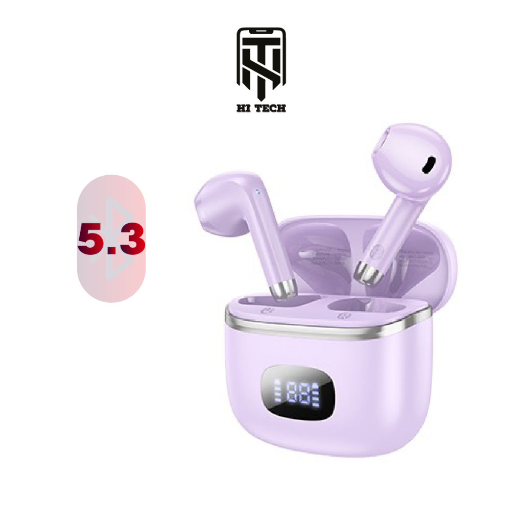 Tai nghe Bluetooth HOCO EQ1, công nghệ bluetooth V5.3 màn hình nguồn kỹ ...