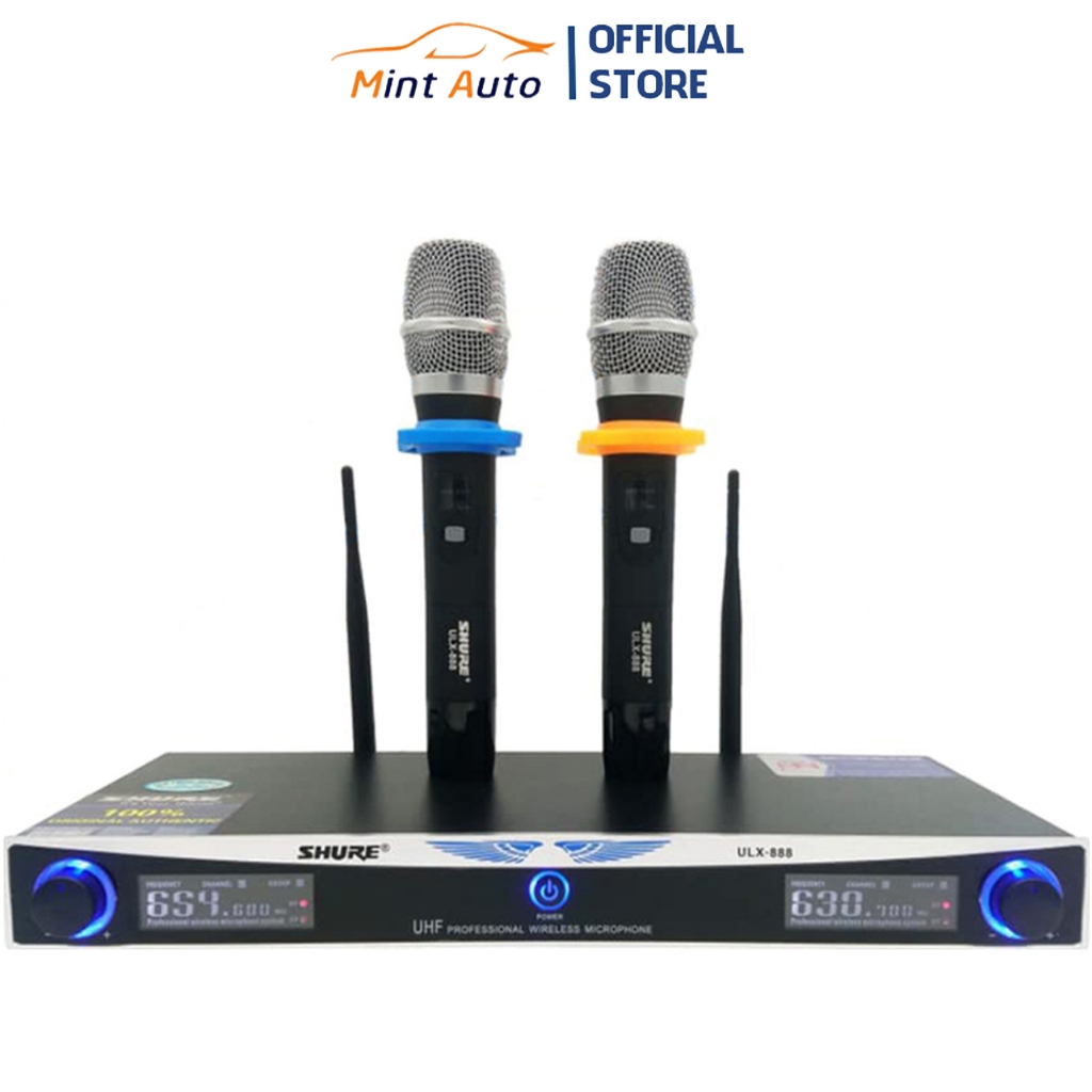 Bộ Micro Karaoke không dây Shure ULX-888 + Tặng kèm 02 chống lăn bảo vệ ...