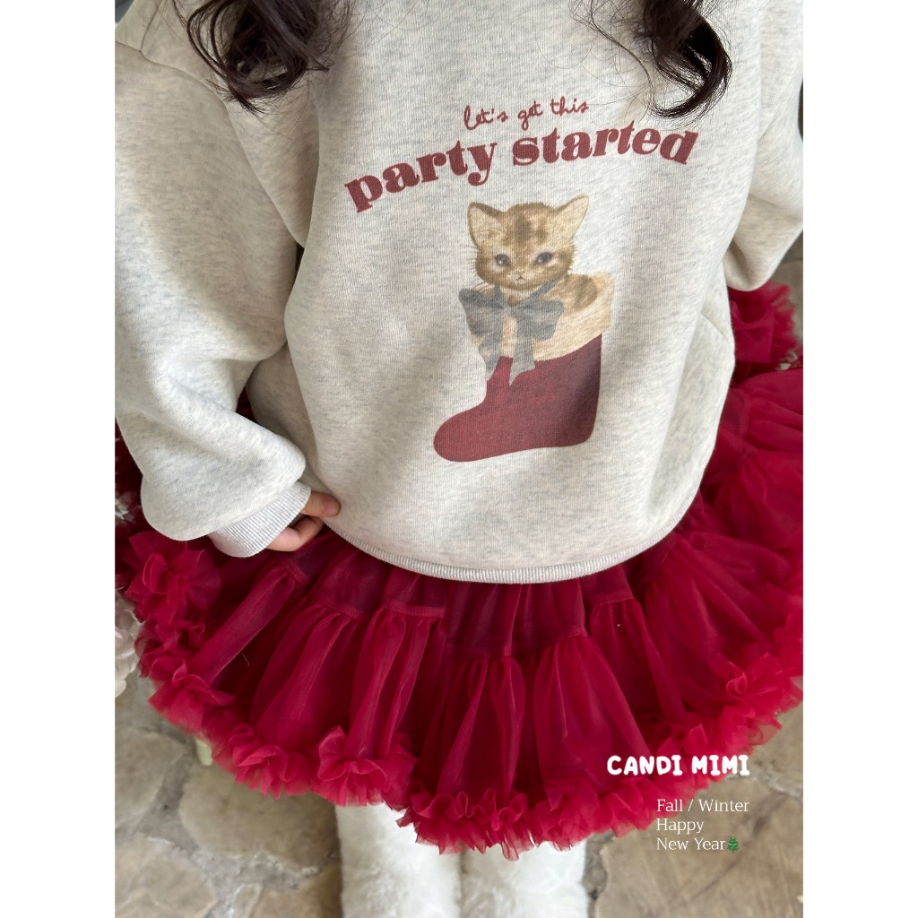 CANDIMIMI Set Chân Váy Tutu Voan Mịn Siêu Mềm, Lót Cotton, Dáng Xòe Nhiều Tầng  Dễ Thương Cho Bé Gái - Thời Trang Tết