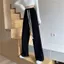 Quần Nỉ Tăm Ống Suông Dây Rút 3 Màu Freesize Quần Nỉ Ống Rộng Thu Đông chất tăm mịn, Quần nỉ nữ cạp cao