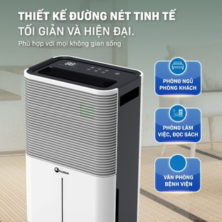 Máy hút ẩm dùng block, nhập khẩu FUJIHAIA DH25W kết nối wifi -Hút ẩm 25 lít/ ngày -Bảo hành 24 tháng