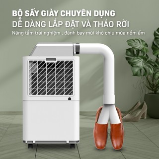 Máy hút ẩm gia đình FUJIHAIA DH18CR sử dụng máy nén công suất hút 18 lít/ ngày - Có bộ phận sấy giày