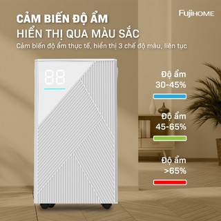 Máy hút ẩm dùng máy nén nhập khẩu FUJIHOME DH14 Công suất hút 14 lít/ ngày - Bảo hành 24 tháng