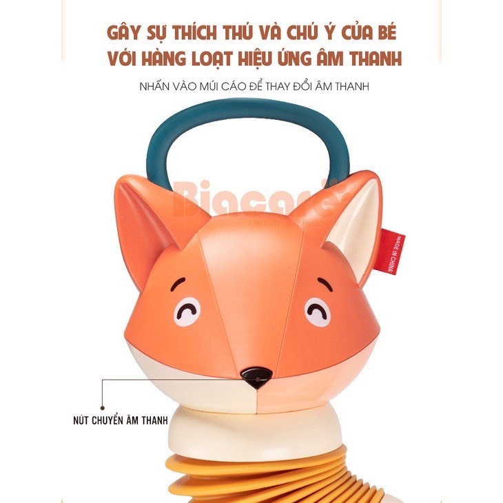 Đàn Accordion hình cáo phát nhạc treo nôi treo xe kích thích phát triển não bộ cho bé