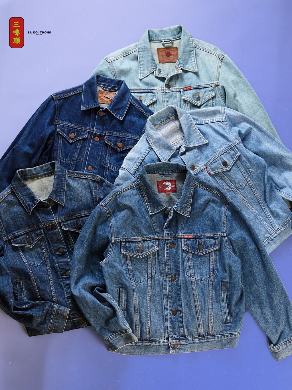 ÁO KHOÁC JEAN MỸ 2HAND UNISEX NAM NỮ DÀY (DENIM JACKET 2hand) | Shopee ...