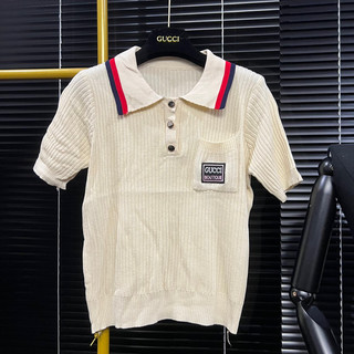 Áo len polo cổ bẻ cộc tay hình mickey, tag gu ci 453