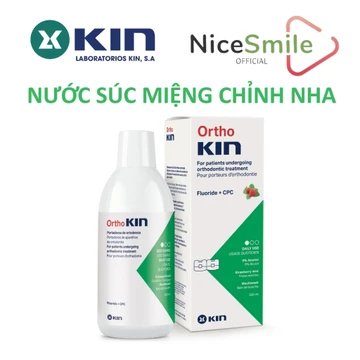 Nước Súc Miệng Chỉnh Nha OrthoKin, Nước Súc Miệng Răng Niềng - OrthoKin Chính Hãng KIN Tây Ban Nha - Nước súc miệng KIN