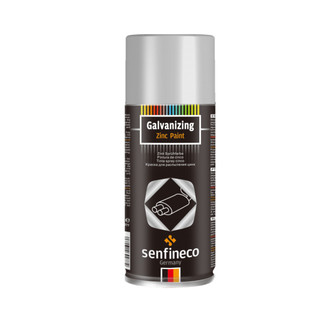 Sơn mạ kẽm 500 Độ C - Senfineco - 4502 Paint Acrylic Zinc Galvanisazion  - Hàng chính hãng - 450ml