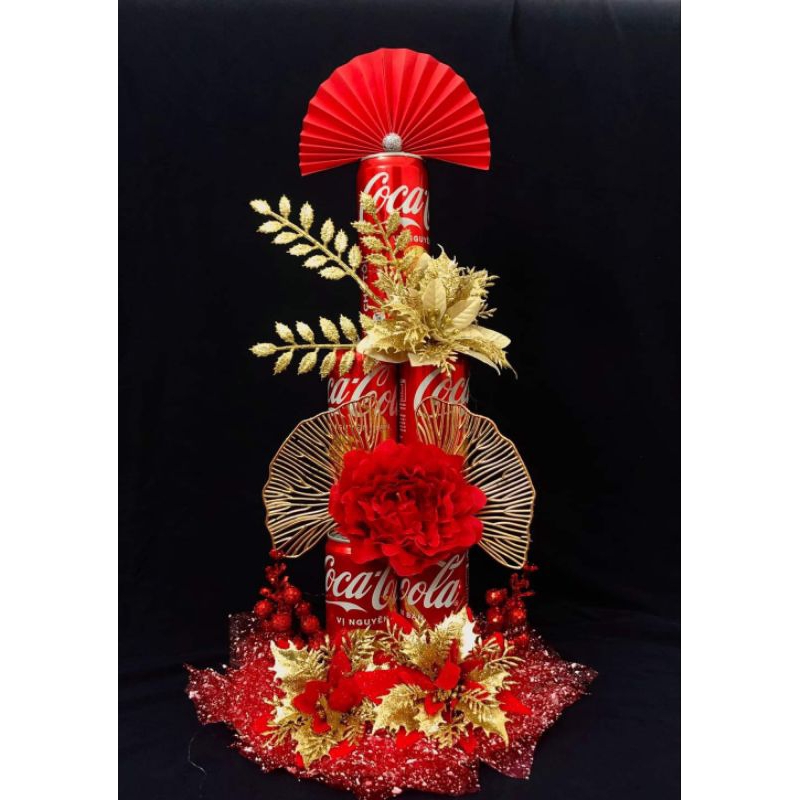 SET PHỤ KIỆN TRANG TRÍ THÁP NƯỚC TẾT XUÂN mẫu 7
