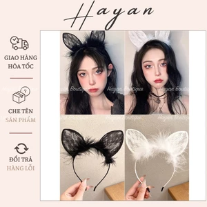 HT04 Băng Đô Tai Mèo Dễ Thương Cute Đáng iu HT04