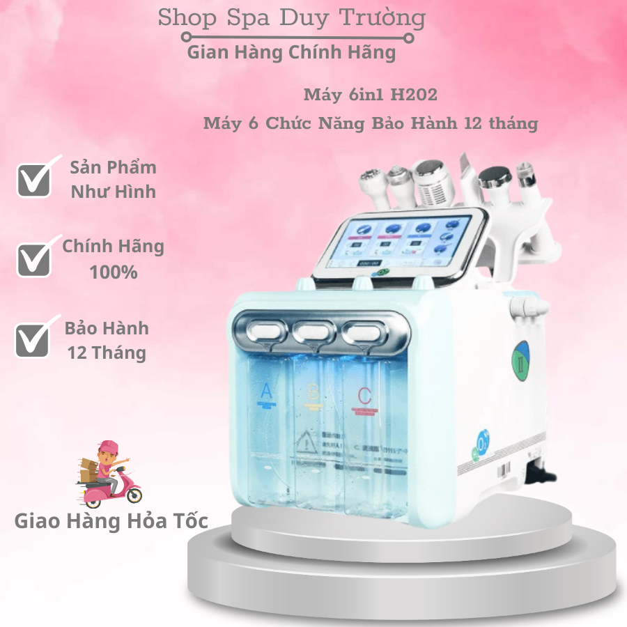 Máy Aqua Super H2O2- 6in1 Chăm Sóc Da Như Tại Spa Bảo Hành ( 12 Tháng ...