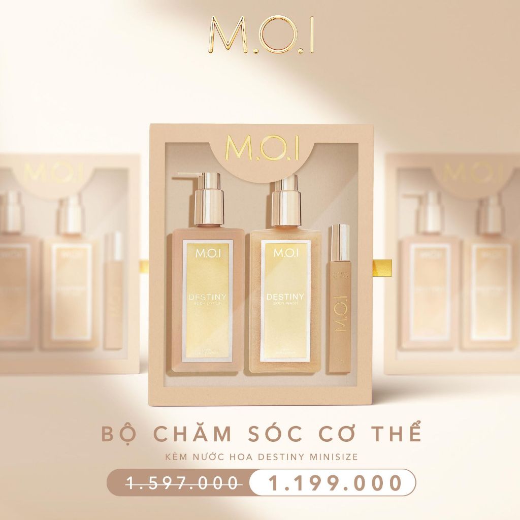 Ảnh Combo hộp quà Sữa tắm 250ml và Dưỡng thể 250ml hương nước hoa M.O.I Limited Edition Destiny 2