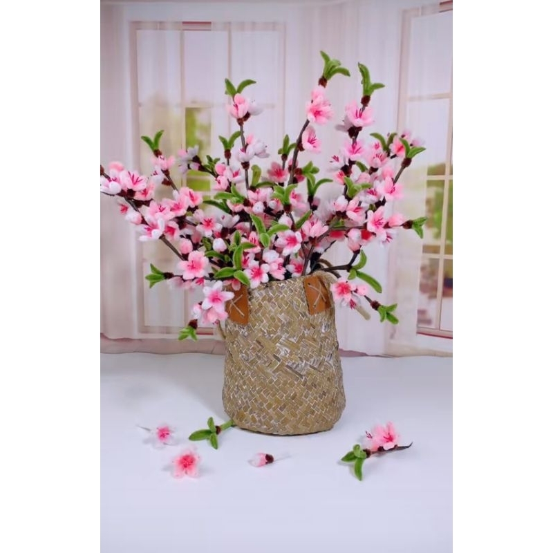 SET NGUYÊN LIỆU Làm Cành Đào / Mai / Mận Kẽm Nhung Trưng Tết