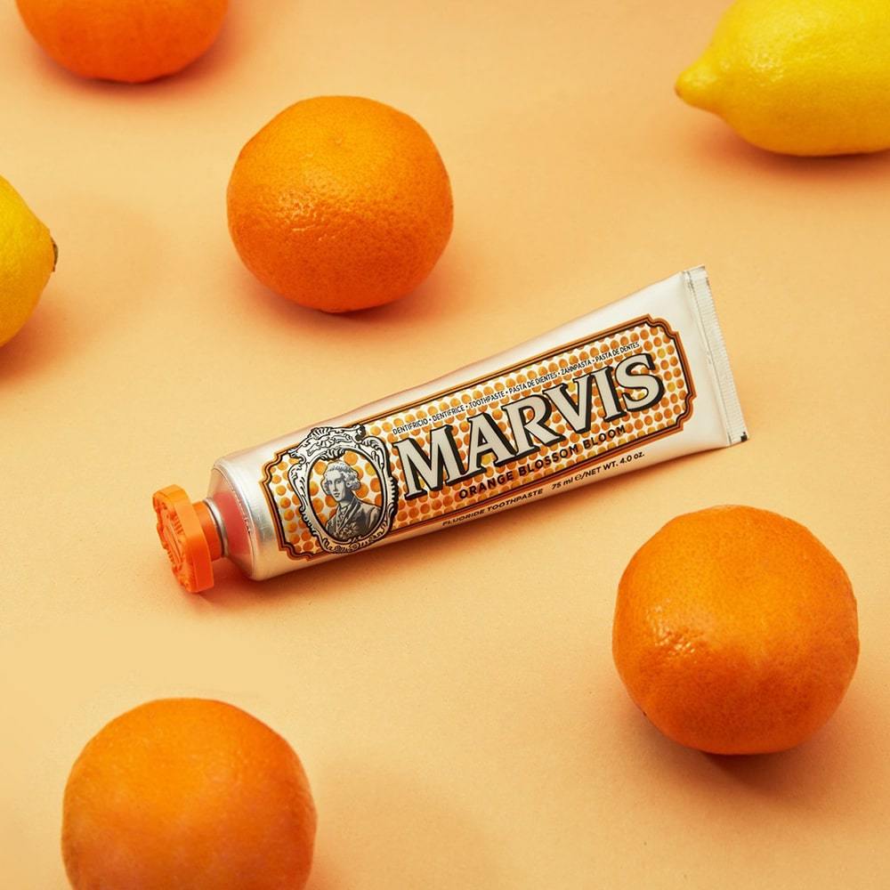 Ảnh Kem Đánh Răng MARVIS Orange Blossom 75ML Hương Vị Ngọt Ngào Quyến Rũ Của Hoa Cam - Marvis 4
