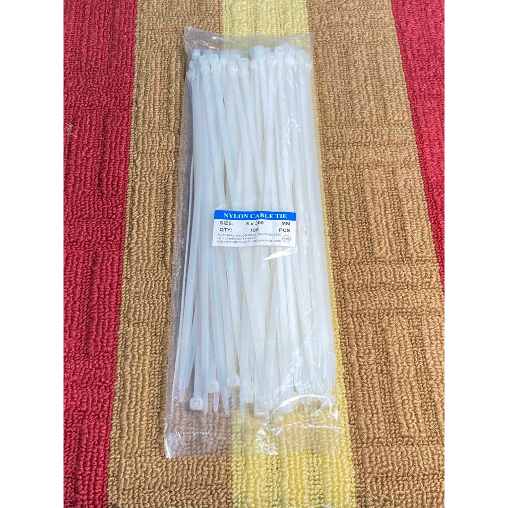 combo 10sợi Dây rút nhựa 8x300 x100, Dây thít nhựa 8x300 x100 dây rút ...