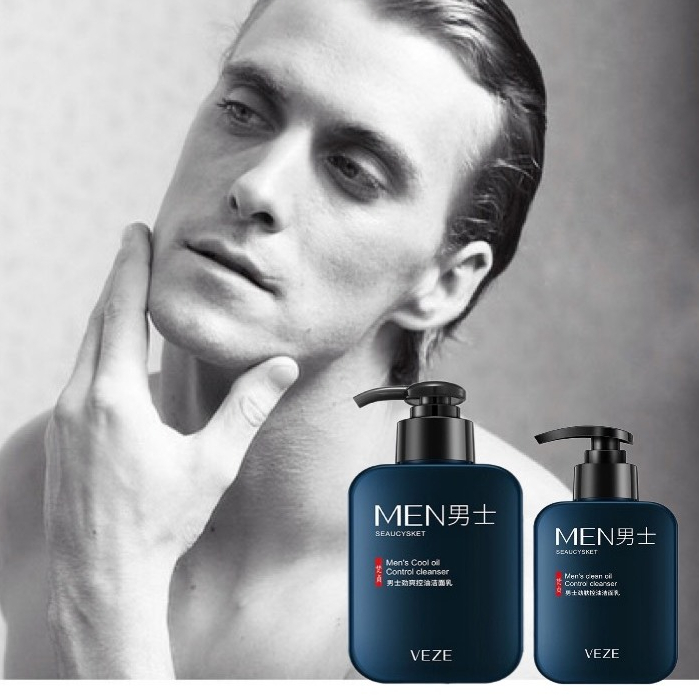 [SALE NGHỈ TẾT] Sữa Rửa Mặt Dành Cho Nam VEZE Làm Sạch Sâu Da, Kiểm Soát Dầu, Ngăn Ngừa Mụn,Tươi Mát Khi Sử Dụng