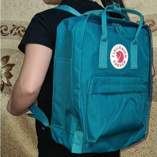 Balo Fjallraven Kanken Classic Glacier Green Balo Học Sinh, Sinh