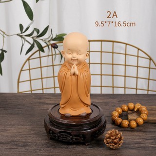 Tượng Chú Tiểu CAO CẤP Tiểu Cảnh Trang Trí Dễ Thương