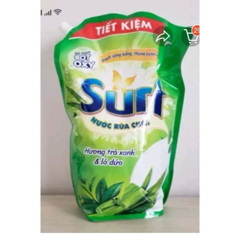 CAN / túi NƯỚC RỬA CHÉN SURF ĐẬM ĐẶC 3.2kg-3.6kg