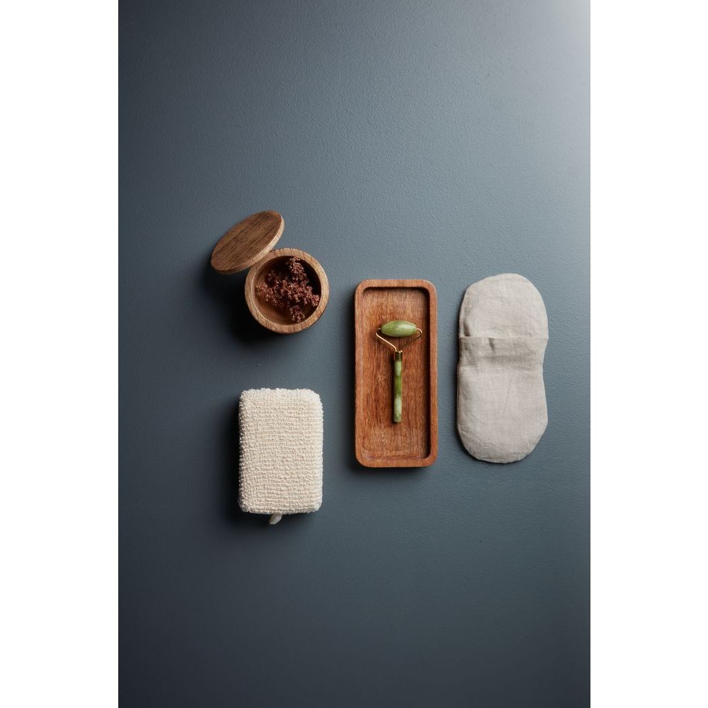 Ảnh Cây lăn massage mặt | JYSK Vallsta  | đá jade | xanh lá/vàng | R1.5xD6xC13cm 1