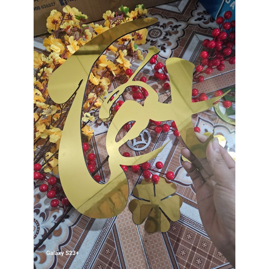 Chữ trang trí Tết nhiều mẫu lựa chọn - chữ alu Tết 2024 decor | Shopee ...