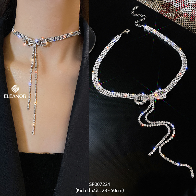 Dây chuyền nữ Eleanor Accessories choker đính đá sang chảnh vòng cổ phụ kiện trang sức cô dâu 5567
