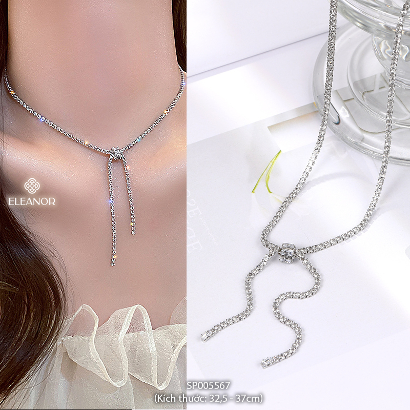 Dây chuyền nữ Eleanor Accessories choker đính đá sang chảnh vòng cổ phụ kiện trang sức cô dâu 5567