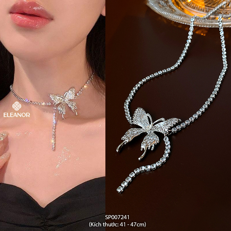 Dây chuyền nữ Eleanor Accessories choker đính đá sang chảnh vòng cổ phụ kiện trang sức cô dâu 5567