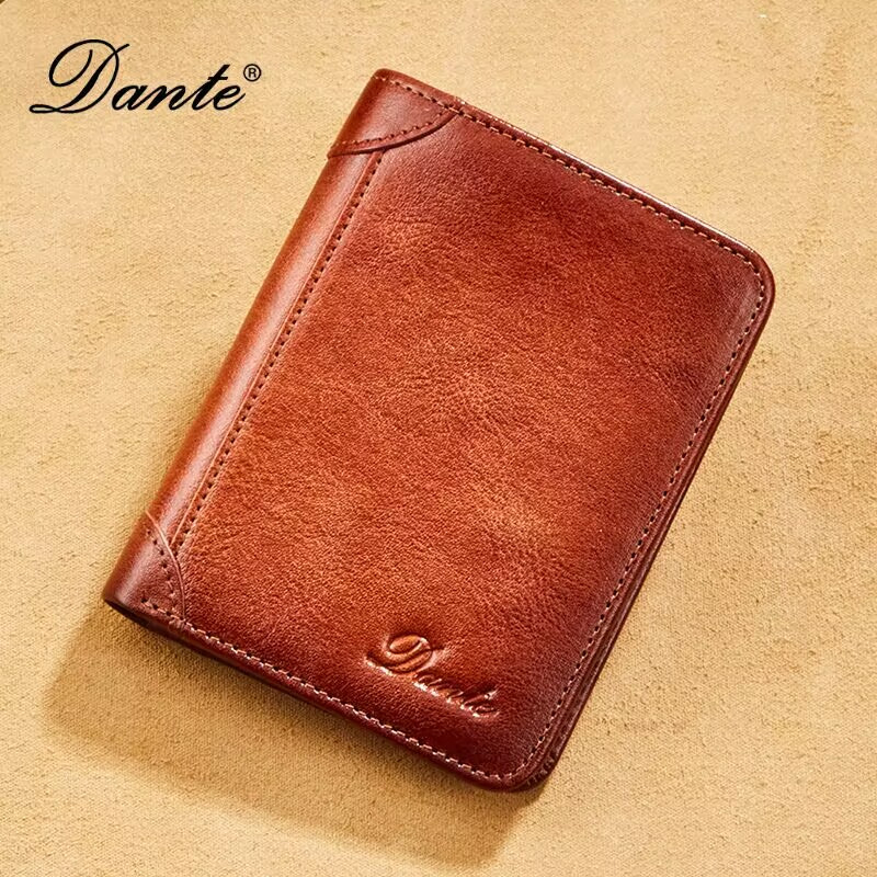 Ví da nam ví đứng nam nhiều ngăn gập đôi bóp nam da bò bóp tiền BCV - FV02 chính hãng DANTE cao cấp lịch lãm sang trọng
